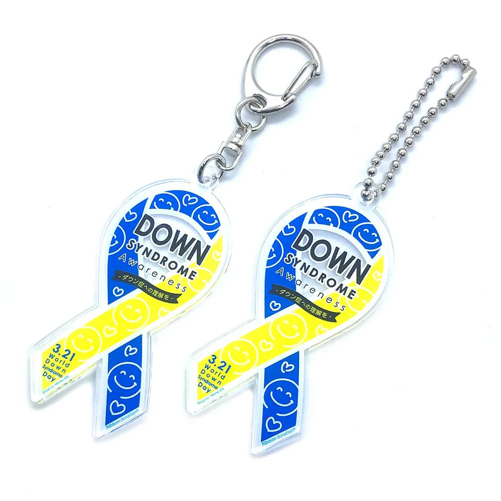 ダウン症支援アクリルチャーム